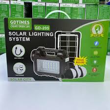 iluminación solar GDTIMES GD